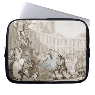 La-Platz-DES Victoires, Paris, c.1789 (Feder Laptopschutzhülle