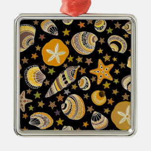 La Playa - Meeresschnecken Ornament Aus Metall
