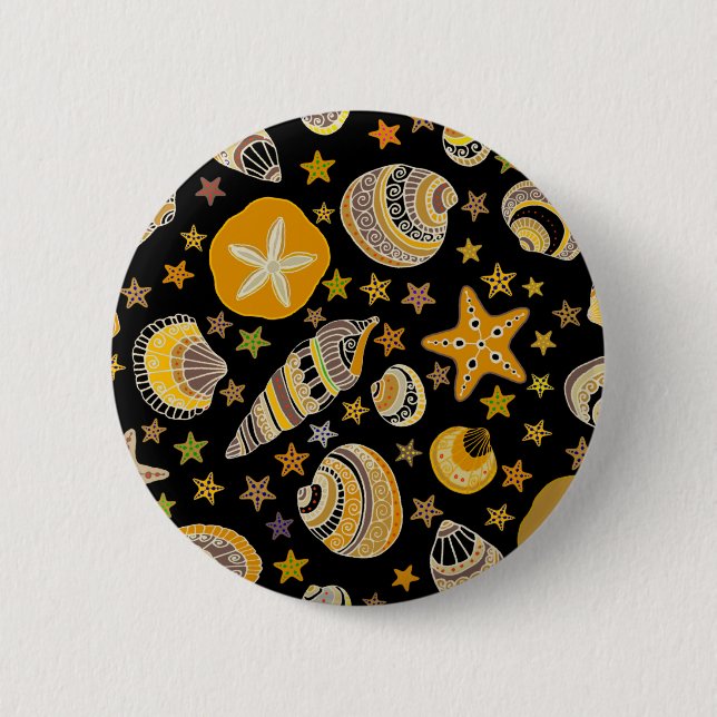 La Playa - Sea Shells Button (Vorderseite)