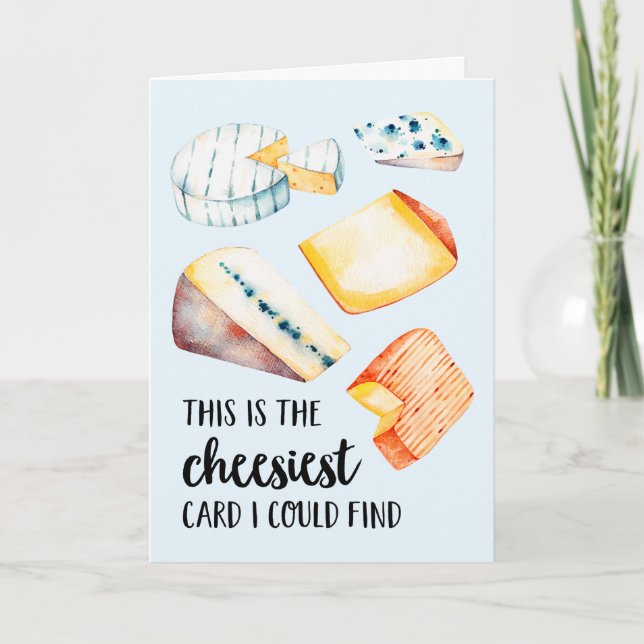 La Plus Fromagère | Carte d'anniversaire drôle (Devant)