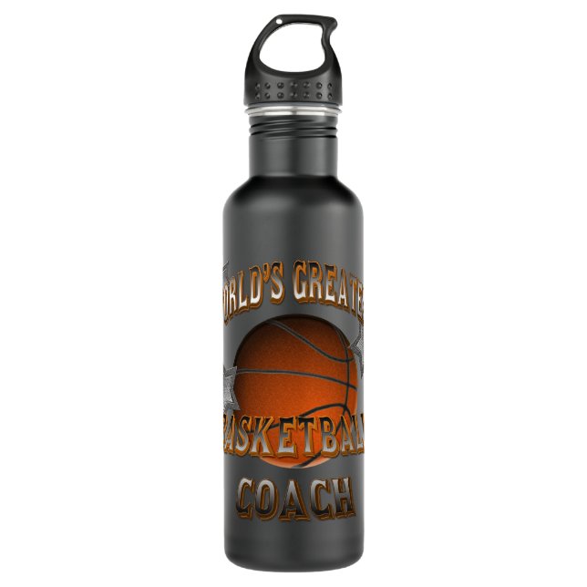 La plus grande bouteille d'entraîneur de basket-ba (Devant)