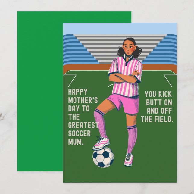 LA PLUS GRANDE CARTE MOM DE FOOTBALL (Devant / Derrière)