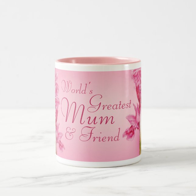 La plus grande maman et l'ami de la mug orchidée r (Centre)