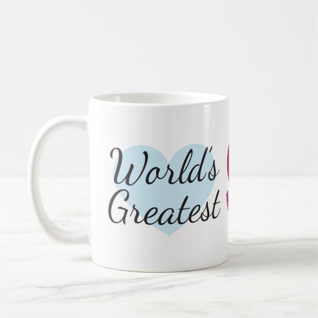 La plus grande soeur du monde (11 oz) Café Mug (Gauche)