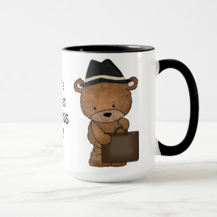 La plus grande tasse de café d'homme des affaires
