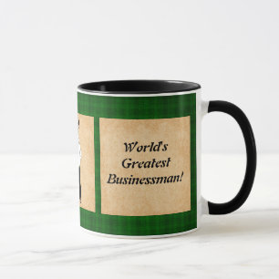 La plus grande tasse de l'homme d'affaires du