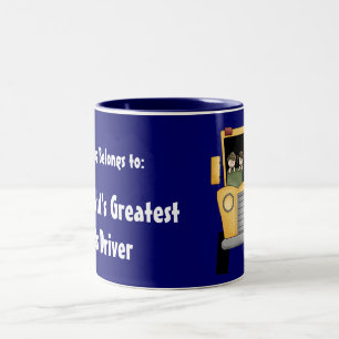 La plus grande tasse personnalisable de chauffeur