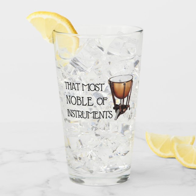La plus noble des instruments - Verre Timpani (Devant glace)