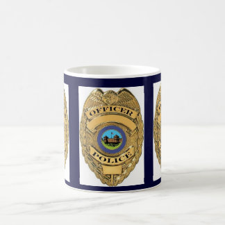 LA POLICE BADGE LA TASSE DE CAFÉ