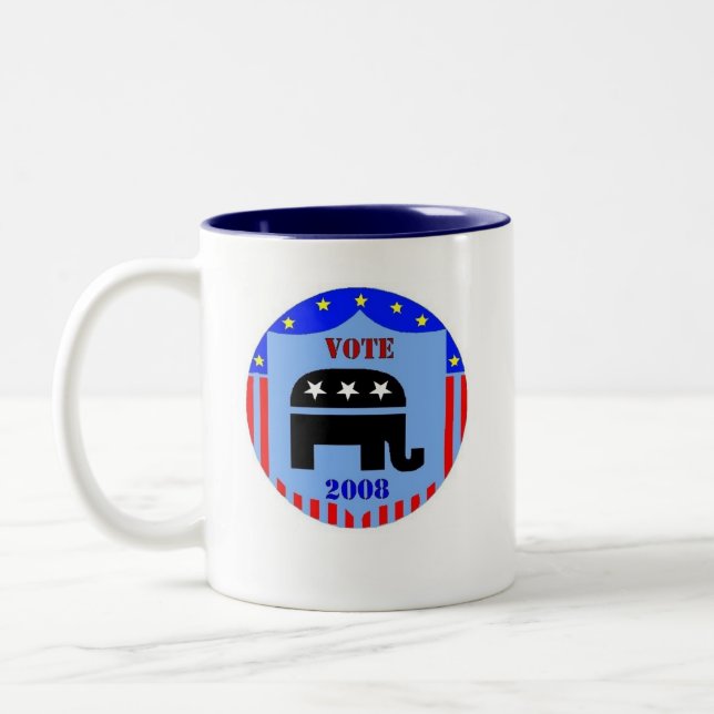 LA POLITIQUE DE TASSE DE CAFÉ DE RÉPUBLICAIN DE (Gauche)
