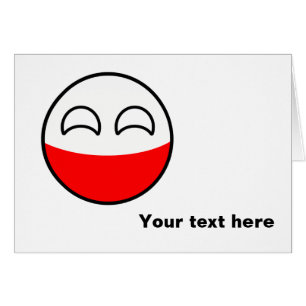 La Pologne Geeky tendante drôle Countryball