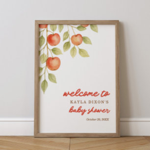 La pomme de notre Affiche de bienvenue de chute de