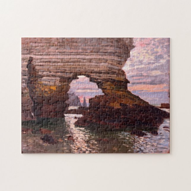 La Porte d'Amont, Étretat Monet Fine Art (Horizontal)