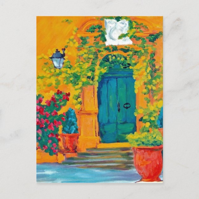 la Porte de Château du Seuil Postkarte (Vorderseite)