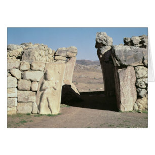 La porte du roi des murs de Hattusas