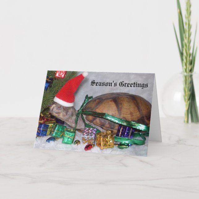 La première carte de voeux de Noël de Koopa (Devant)
