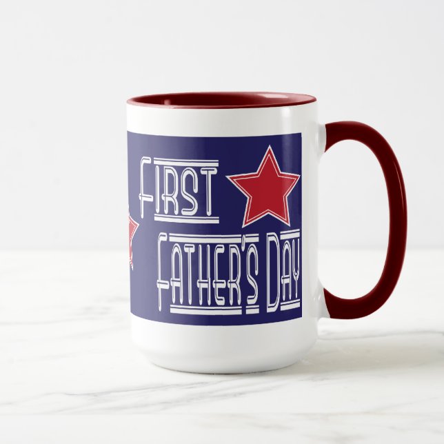 La première conception de tasse de fête des pères (Droite)