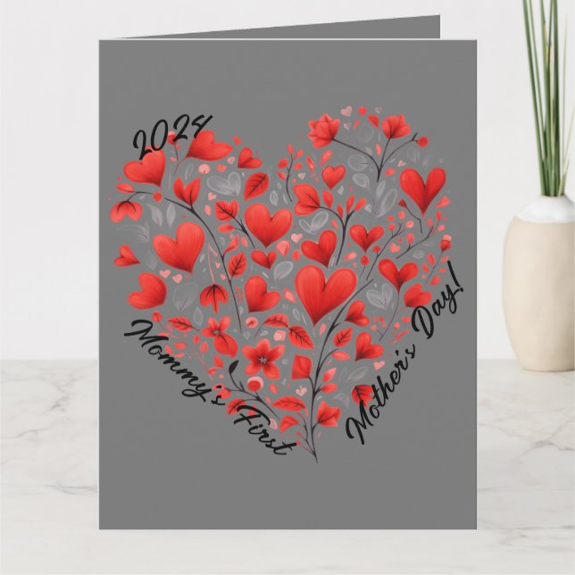 "La première fête des mères de maman" Carte person (Devant)
