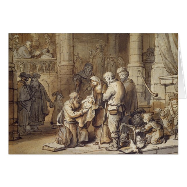 La présentation du Christ dans le temple (Devant horizontal)