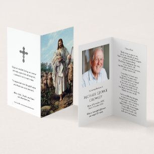 La prière catholique carde le bon berger 6 de  