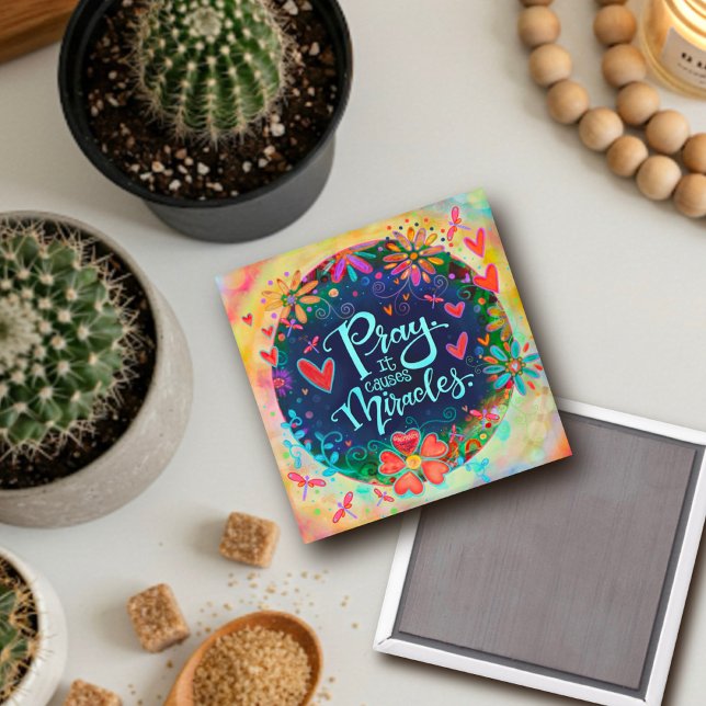 La prière cause Miracles Inspiribilité Foi Aimant (Créateur téléchargé)