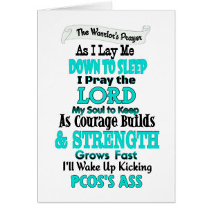 La prière du guerrier...PCOS