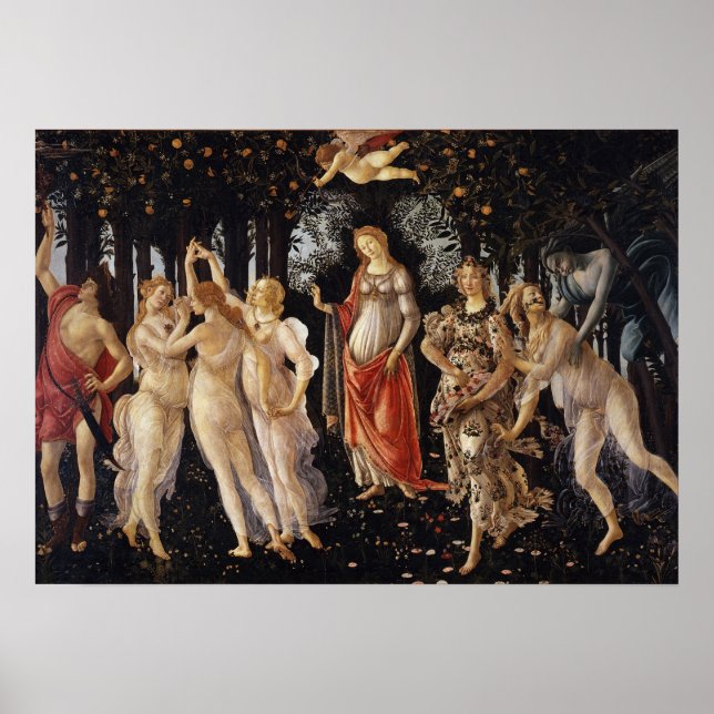 La Primavera by Botticelli - Plakat im A2-Format (Vorne)