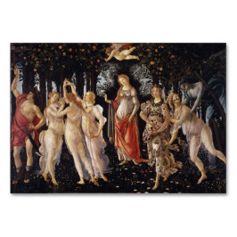 La Primavera (Frühjahr) von Sandro Botticelli Tischnummer