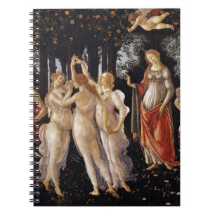 La Primavera (Frühling) durch Sandro Botticelli Notizblock