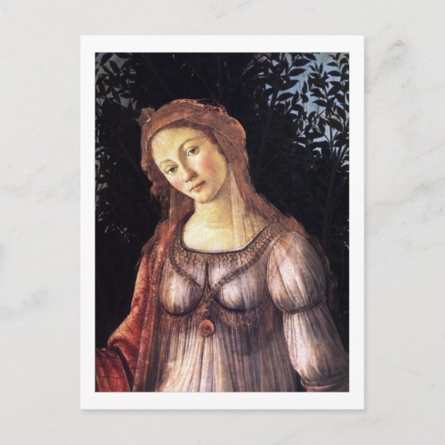 La Primavera im Detail Postkarte (Vorderseite)