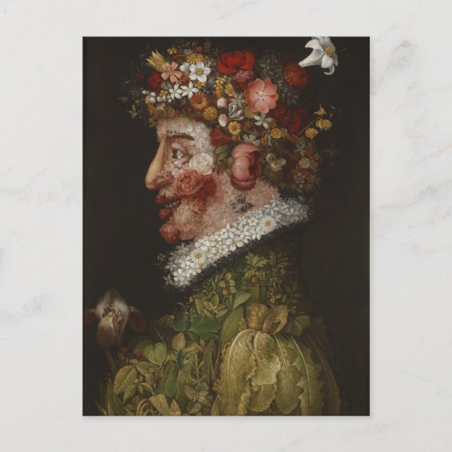La Primavera von Giuseppe Arcimboldo (1563) Postkarte (Vorderseite)
