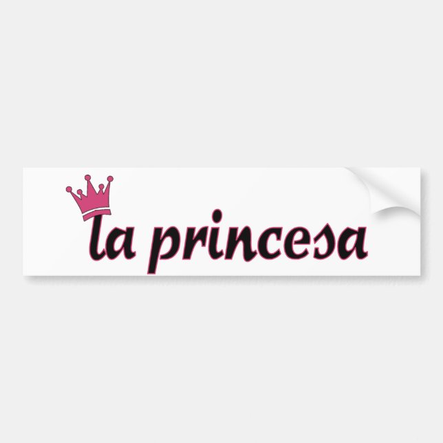 La princesa autoaufkleber (Vorne)