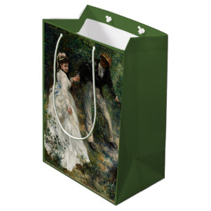 La-Promenade Renoir Impressionist-Malerei-Kunst Mittlere Geschenktüte