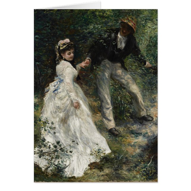 La Promenade Renoir Impressionniste Peinture Art (Devant)