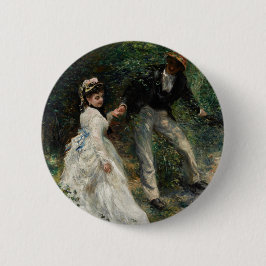 La Promenade Renoir Malerei Button