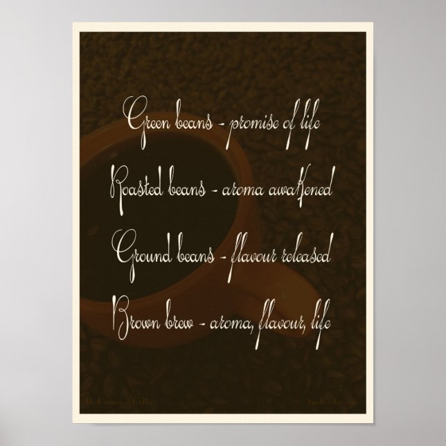 La promesse du café - affiche (Devant)