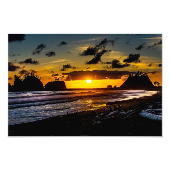 La Push Sunset Fotodruck (Vorne)