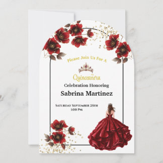 La Quinceanera Invitation Einladung