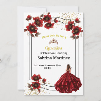 La Quinceanera Invitation Einladung