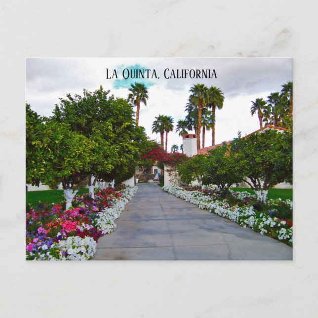 La Quinta, Kalifornien, Wüste Postkarte (Vorderseite)