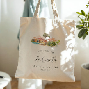 La Quinta Wüstenhochzeits-Willkommens-Tasche Tragetasche