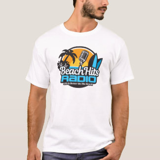 La radio sur la plage - Logo T-Shirt