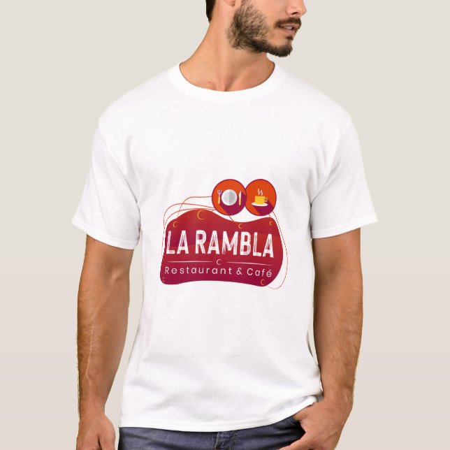 LA RAMBLA TSHIRT POUR VOTRE ENTREPRISE (Devant)