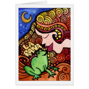 La Rana/carte de Loteria de grenouille