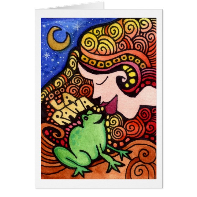 La Rana/die Frosch Loteria Karte (Vorne)