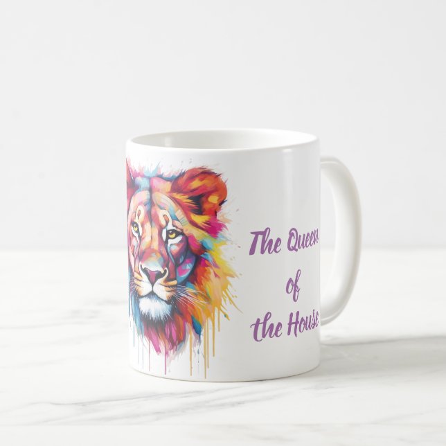 La reina de la casa kaffeetasse (VorderseiteRechts)