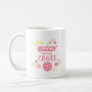 La reine de la Cour Pickleball Mug