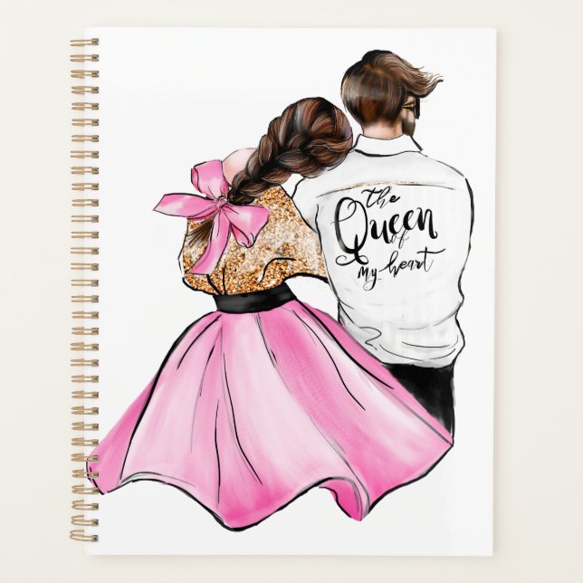La Reine de mon coeur couple de la Saint-Valentin  (Devant)
