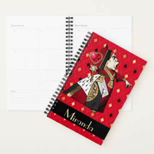 La Reine des Coeurs d'Alice en Rouge Personnalisé