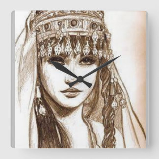 LA REINE DIHYA QUADRATISCHE WANDUHR